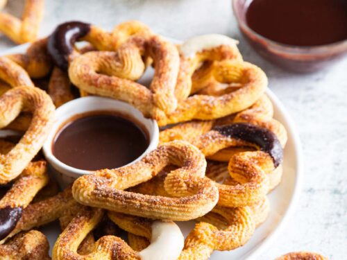 Baked Heart Churros: Quick Low-Carb Recipe - PLATED FOCUS
